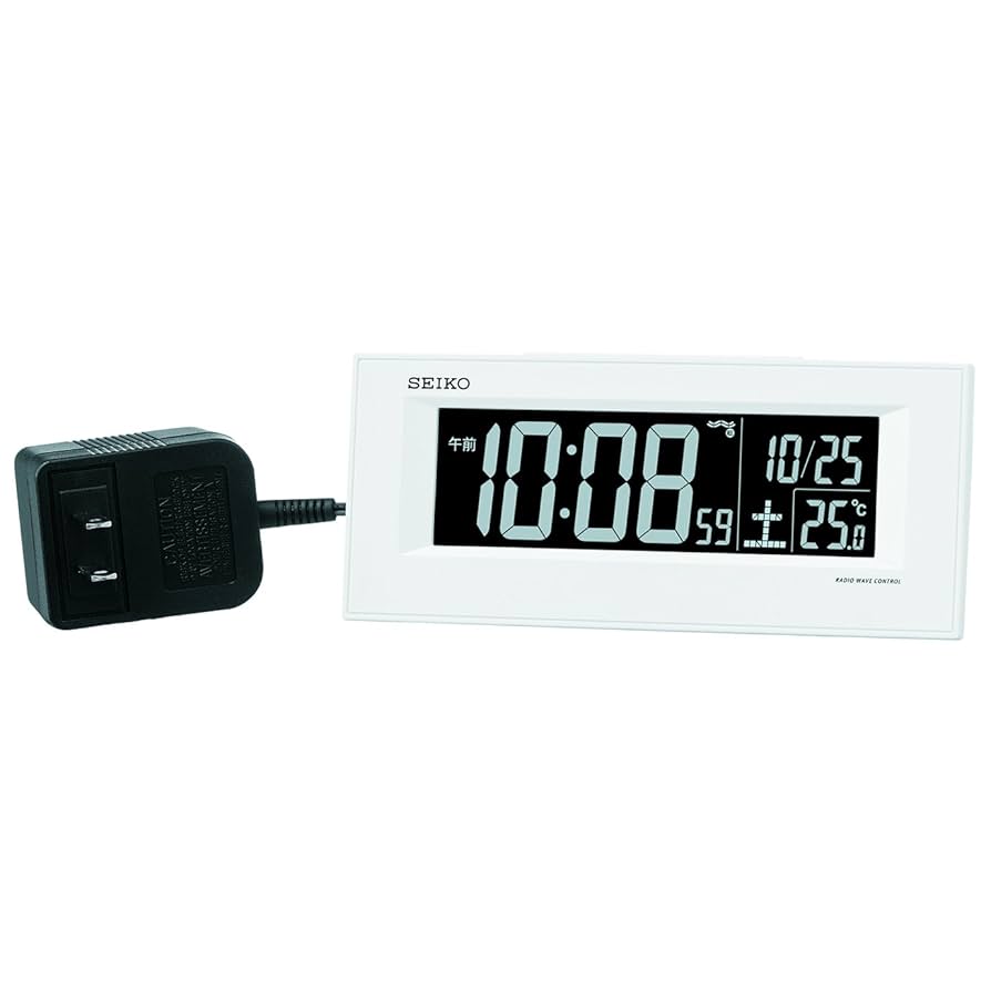セイコー クロック 目覚まし時計 電波 交流式 デジタル Amazon.co.jp: セイコークロック 目覚まし時計 電波 デジタル
